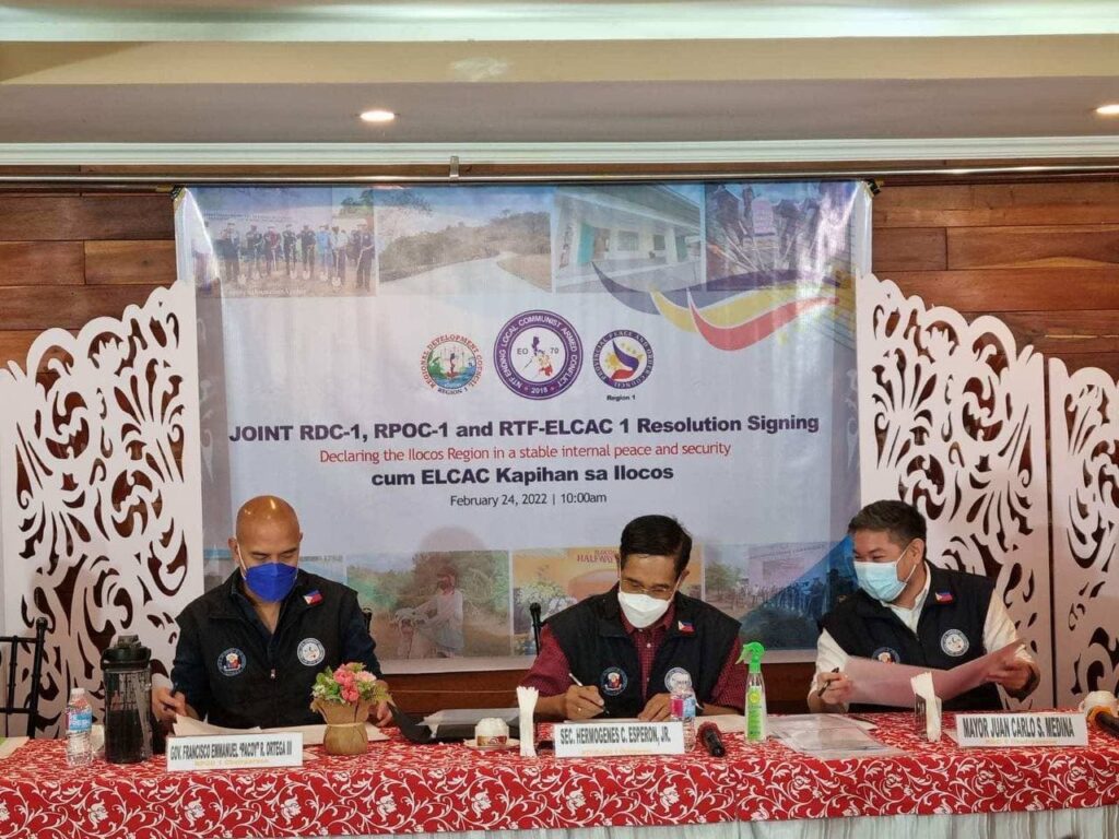 Ilocos Region declares state of Stable Internal Peace and Security