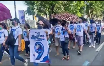 Pacquiao supporters hold prayer March; declares only Pacquiao has the genuine heart to help labor sector