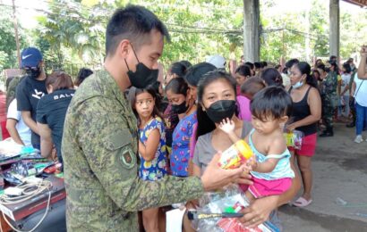 285 Parents and Children benefited from 84IB and Reserve Command’s Medical Mission in Nueva Ecija