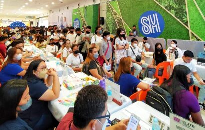 247 JOB SEEKERS HIRED ON THE SPOT IN MEGA JOB FAIR HELD AT SM CITY GRAND CENTRAL