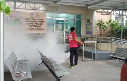 Lazatin orders fogging, misting in City Hall offices, premises
