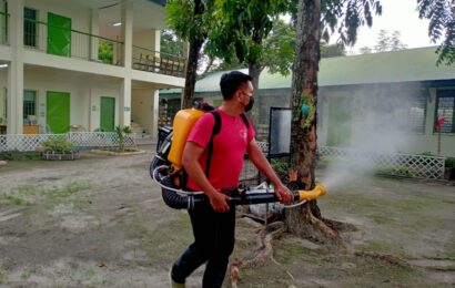 AC anti-dengue task force begins fogging, misting in 16 public schools