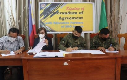 Army’s 91st IB and DepEd Aurora ink partnership to promote youth empowerment