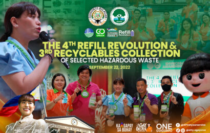 GUIGUINTO HOLDS REFILL REVOLUTION AND RECYCLABLES COLLECTION