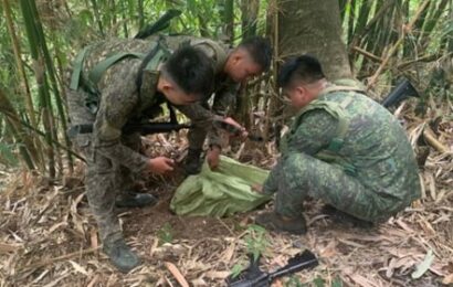 Army Excavates War Materials in Bulacan