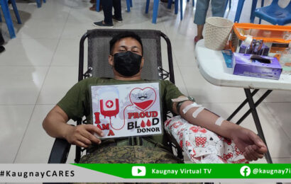 Zambales LGU, soldiers spearhead blood donation