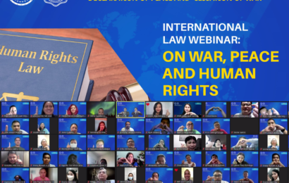 HWPL and PCU-College of Law Holds International Law Webinar