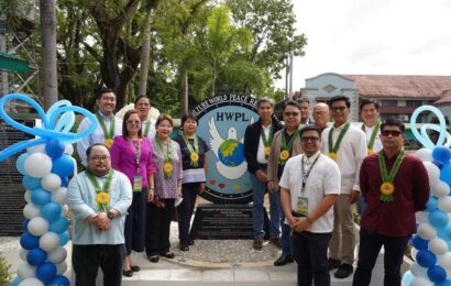 HWPL inaugurates peace monument in Bulacan