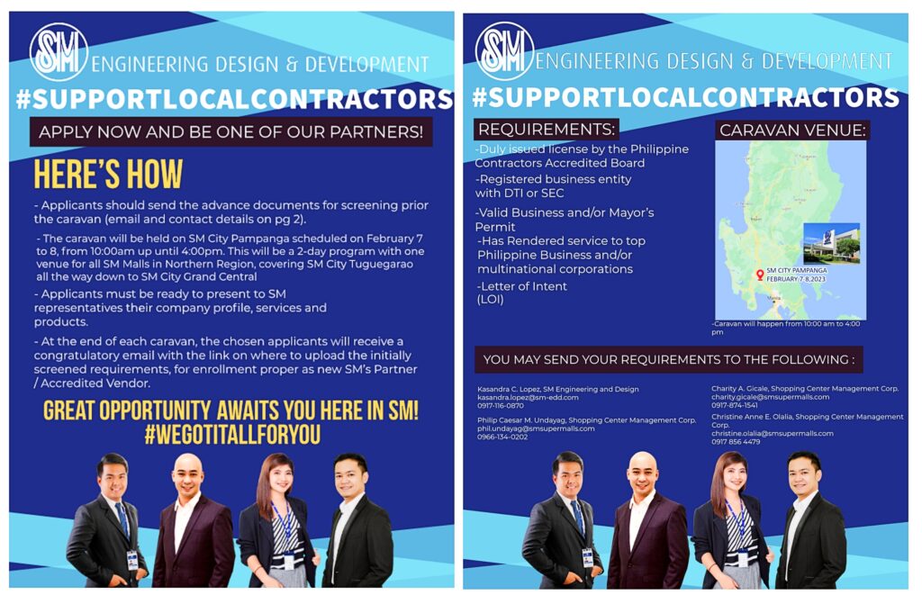 SM Engineering Design & Development SUPPORTS LOCAL CONTRACTORS