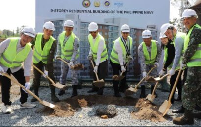 <strong>BCDA breaks ground for a 9-storey housing facility for the Philippine Navy</strong>
