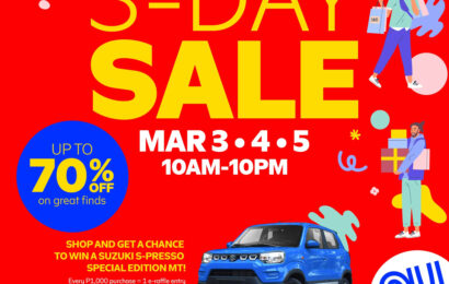 <strong>SHOP TILL YOU DROP AT SM CITY MARILAO’S 3DAY SALE</strong>