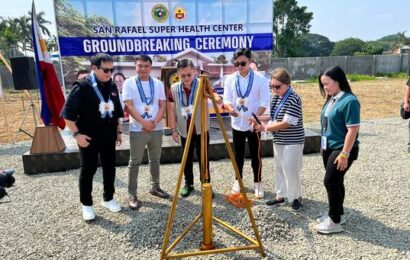 Konstruksyon ng San Rafael Super Health Center sinimulan na