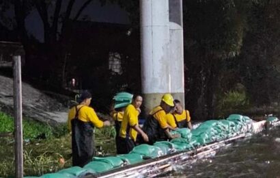 Pag-apaw ng Pampanga River sa NLEX-Tulaoc, San Simon ginagawan na ng aksyon