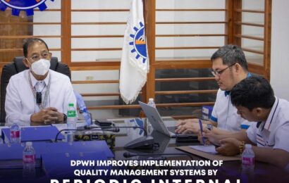 DPWH BATAAN 2ND DEO SHOWS STRONG COMMITMENT TO EXCELLENCE