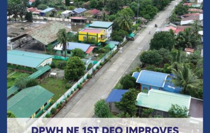 DPWH NE 1st DEO improves local road Pag-asa, Nueva Ecija