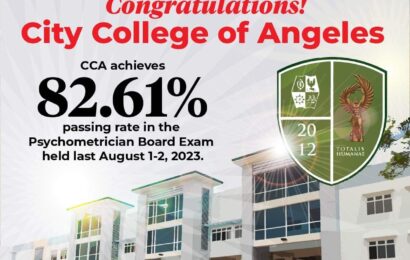 CCA achieves 82.61% pass rate in psychometrician board exam