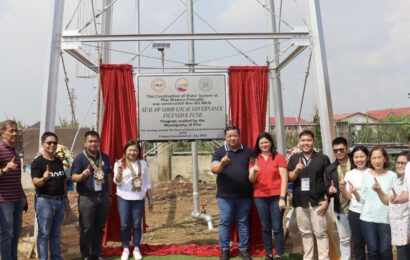 DILG inaugurates new water system in Pilar