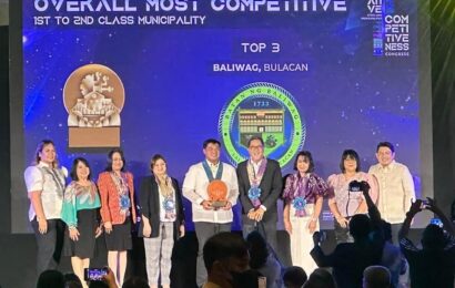 Bulacan soars to 8th place as Most Competitive Province, Baliwag bags more awards