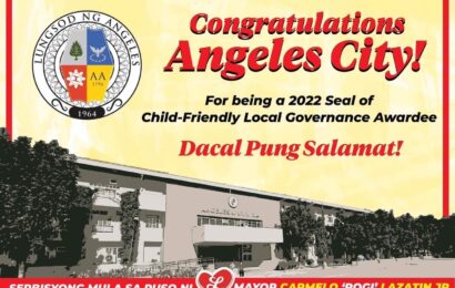 Angeles City hailed as a child-friendly city