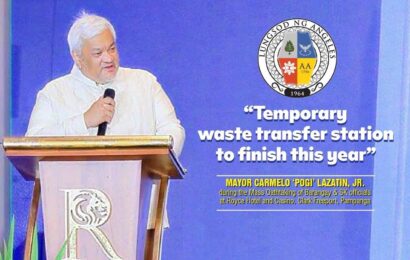 Lazatin: Temporary waste transfer station to finish this year 