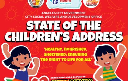 Mayor Lazatin to deliver State of the Children’s Address