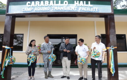 NLEX renovates female barracks of NOLCOM transient facility, pledges to help repair chapel next