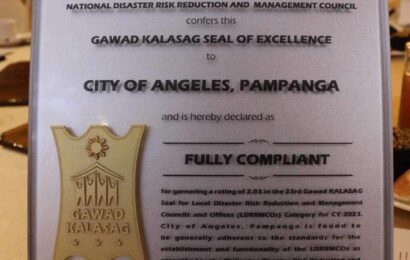 Angeles City is 2023 Gawad KALASAG awardee 