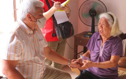 Bedridden elders, 90-99 y/o, to get P3K, Vitamins from AC gov’t