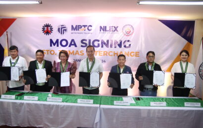 DWPH, TRB, NLEX ink partnership to build a new interchange in Sto. Tomas, Pampanga