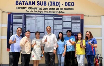 ARD Sto Domingo visits DPWH Bataan Sub (3rd) DEO