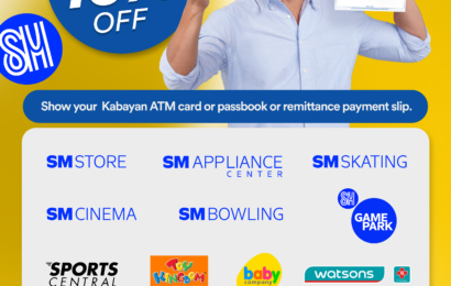 10% off every first Tuesday! Celebrate Kabayan Day at SM Malls with BDO Remit 