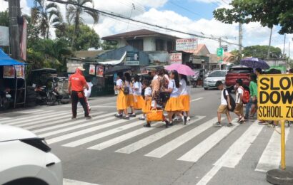 Lazatin strengthens road safety for students