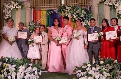 5 LGBTQIA+ couples affirm commitment in Subic Freeport