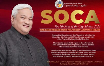 Mayor Lazatin to deliver 5th city address on June 24