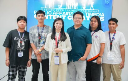 DPWH R3 concludes Peer-to-Peer Training for multimedia content creators
