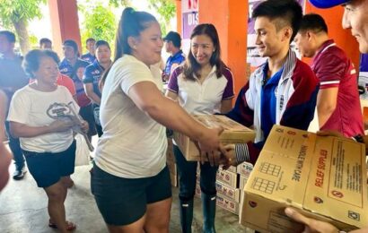 1,100 typhoon-affected families in Bulacan, Pampanga get aid