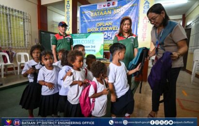 DPWH Bataan 3rd DEO brings joy to IP learners in Bayan-Bayanan ES