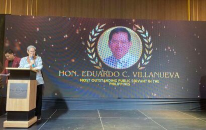 CIBAC Rep. Bro. Eddie Villanueva cited “Most Outstanding Public Servant” by PH Finest Business Awards