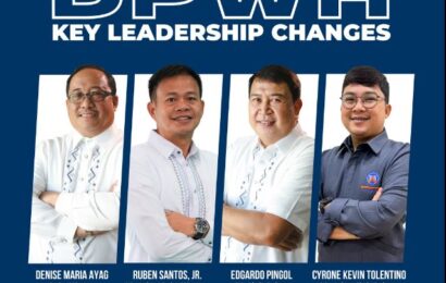 DPWH announces key leadership changes