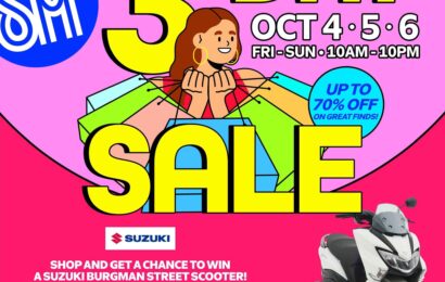 UP TO 70% OFF AT SM CITY MARILAO’S 3 DAY SALE