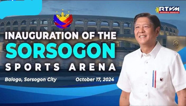 Marcos leads inauguration of Sorsogon Sports Arena