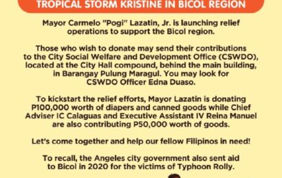 TULONG ANGELEÑO PARA SA MGA BIKOLANOS