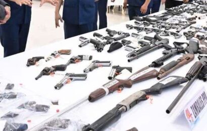 800 armas nakumpiska sa kampanya ng PRO3 kontra loose firearms