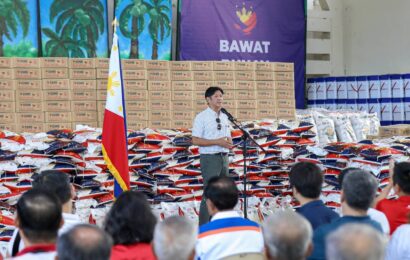 PBBM delivers P70-M aid to Typhoon Marce-hit residents in Ilocos Norte