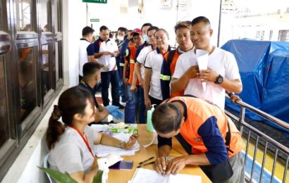 DPWH Tarlac 1st DEO conducts surprise mandatory drug test for employees