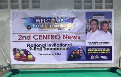 SILVERIO-MARCELO WAGI SA ‘DOUBLES’ NG MEDIA 9-BALL CHAMPIONSHIP