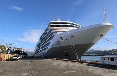 Luxury cruise ship MV Silver Dawn makes maiden call at Subic Bay 