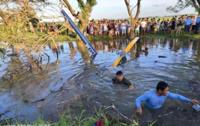 Helicopter bumagsak sa Nueva Ecija,  piloto patay