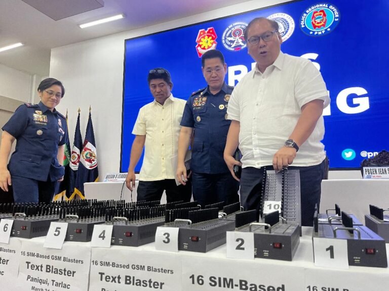 16 text blaster kumpiskado ng ACG-PNP sa Tarlac – Centro News Online