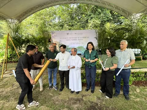 Groundbreaking ng La Salle Botanical Gardens isinagawa sa Alviera sa Pampanga 
